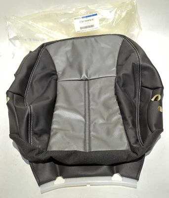 New OEM genuine Ford RH Upper Grey Black Leather Seat Cover 2012-2014 Edge  - Image 1 of 4