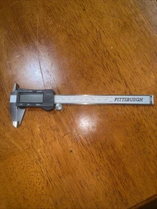 Pittsburgh 6 Zoll Edelstahl metrisch & SAE digitaler Messschieber 62569 kostenloser Versand - Bild 1 von 2