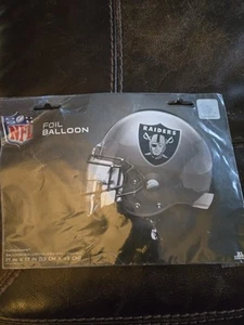 21" Las Vegas Raiders Foil SuperShape Helmet Balloon NFL Anagram- Made USA - Picture 1 of 2