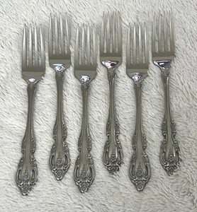 Oneida Community BRAHMS Set mit 6 Tafelgabeln || *LESEN* KOSTENLOSER VERSAND - A - Bild 1 von 6