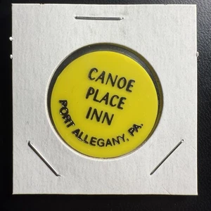 Canoe Place Inn. Point Allegany, PA. GF One Cocktail. Round Token HS337 - Picture 1 of 4