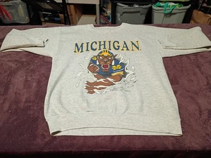 Sudadera De Colección Años 90 Universidad De Michigan Wolverines Breakthrough 2 Caras XL - Imagen 1 de 18