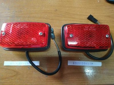 BMW E21-E12-E24 luces de señalización laterales traseras L+R NUEVO GENUINO 63141360249 63141360250 Foto 1 de 4