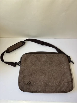 Adidas ноутбука Messenger сумка коричневый абстрактный перевозчик чехол наплечный ремень 15 «X12» - Изображение 1 из 4