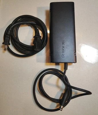 Vintage OEM Original Microsoft Xbox 360 E Power Supply AC Adapter Very Good  - Image 1 of 4