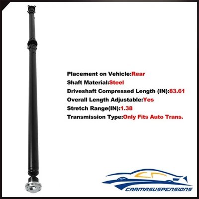 Rear Driveshaft 936-847 For Ford Explorer Taurus Lincoln MKS Mercury Sable A.T. Foto 1 de 4