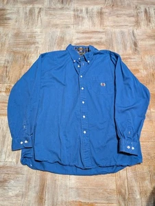 Alexander Julian Colours Royal Blue Casual button Up Longsleeve Size Men's XXL - Picture 1 of 6