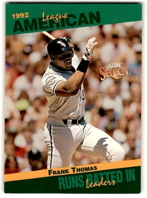 Frank Thomas 1993 Score Select Stat Leaders #33 Chicago White Sox - Image 1 of 2