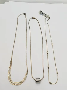 Lotto di 3 collane vintage in argento sterling 925 (51) - Foto 1 di 8
