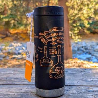 Nuevo con etiquetas Klean Kanteen TKWide vaso aislado 16 oz Sierra Nevada botella de cerveza Foto 1 de 4