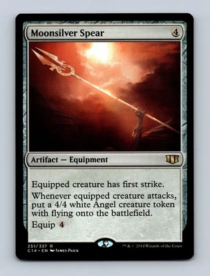 Moonsilver Spear Commander 2014 Non-Foil MTG NM - Image 1 of 2