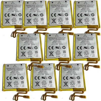 10-Pack Battery for Apple iPod Nano 7th Gen A1446 MD481LL/A 616-0639 616-0640 - Image 1 of 4