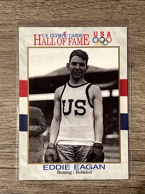 Eddie Eagan 1991 Boxing Olympic Hall Of Fame Impel Card #17 (NM) - Image 1 of 2