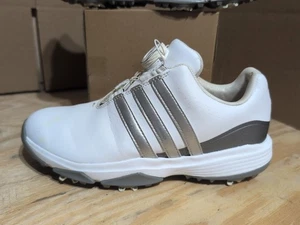 Adidas Tour360 24 BOA Zapatos de Golf Para Hombre EE. UU. 5 Blanco Gris Atlético Sin Cordones IF0269 - Imagen 1 de 7