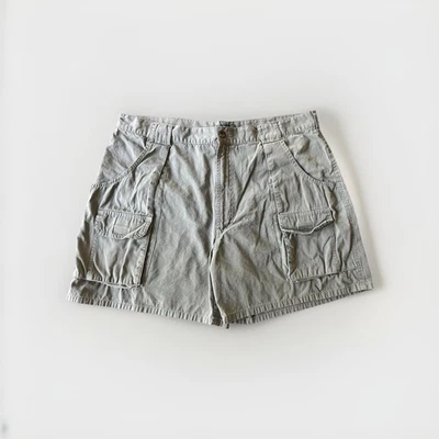 Curto Woolrich Cargo masculino tamanho 40 verde oliva 3030 algodão casual caminhada ao ar livre - Imagem 1 de 4