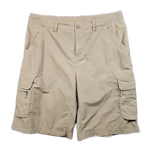 59 $ Rei Co-Op Sahara Bermuda 10" Cargoshorts Damen 12 khaki Nylon Stretch - Bild 1 von 6