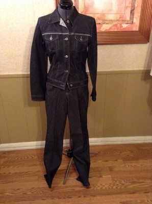 Guess pantsuit jacket medium pants 26 - Image 1 of 4