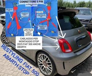 Cablaggio fiat 500 Stop / Fanali Posteriori Abarth /Fiat 500 per pre-restyling - Imagen 1 de 8