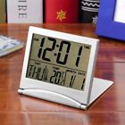 Folding LCD Weather Station Alarm Clock with Thermometer and Date Display