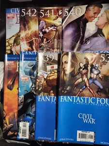 Fantastic Four 536 537 538 539 540 541 542 543 (Marvel)Civil War!LOOKS VERY GOOD - Picture 1 of 3