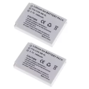 2pack NB-5L Camera Battery for Canon 1135B001 PowerShot SX200 SX210 SX220 910 - Picture 1 of 6