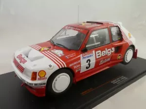 IXO Peugeot 205 T16 BELGA #3 Darniche Rally Ypres 1985 1/18 18RMC135.22 - Foto 1 di 3