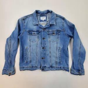 Chaqueta de mezclilla Goodfellow Jeans Trucker para mujer talla L - Imagen 1 de 10