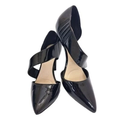 JONES NEW YORK SIGNATURE Women's Patent Lethaer Back Heels Colette Size 7.5 M - Image 1 of 4