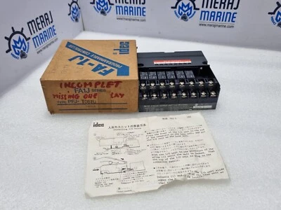 IDEC PFJ-T081U 8-Relay Output Unit 5-2A 110-220Vac FA-1J - Image 1 of 4
