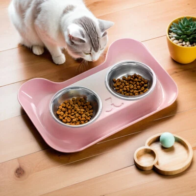 Futternapf Wassernapf Hundenapf Fressnapf für Hunde und Katzen Doppelschale - Bild 1 von 4