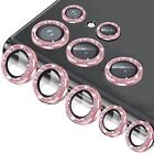Bling Glitter Diamond Ring Lens Protector Case For Samsung S24 Ultra S24+ S23 