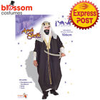 CA1894 Arab Sheik Shiek Aladdin Genie Arabian Prince Sultan Book Week Costume