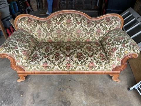 Antique Victorian couch Cover