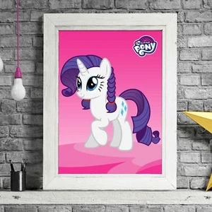 MY LITTLE PONY - Rarity MLP Poster Picture Print Sizes A5 to A0 **FREE DELIVERY* - Bild 1 von 14