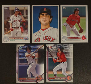 2022 Topps Heritage Minor Marcelo Mayer Pro Debut Blaze Jordan Bowman Chrome