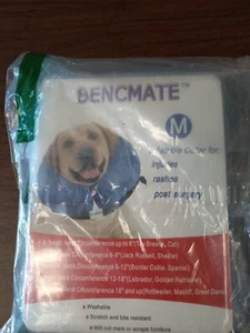 Bencmate Protective Inflatable Collar for Dogs Size Medium Blue injury, rashes - Picture 1 of 2