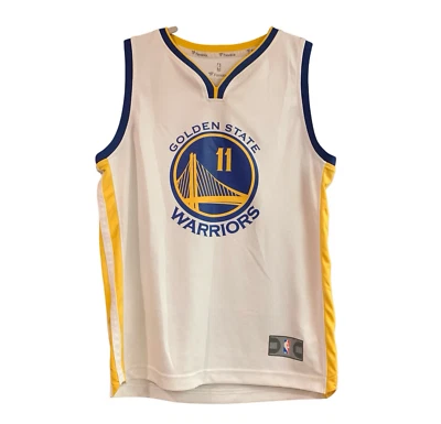 Camiseta blanca grande juvenil Klay Thompson #11 Warriors Fanáticos San Francisco CA Foto 1 de 4