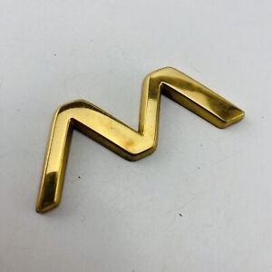 1995 1996 Nissan Maxima Emblem Logo Letter Badge Trunk Rear Gold OEM F48M-1