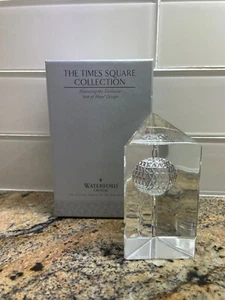 Waterford Crystal The Times Square Collection Star Of Hope W/Box Ball 2000 signe - Picture 1 of 1