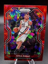 2020-21 Panini Prizm Prizms Red Ice #196 Ivica Zubac Clippers Team Color Match!