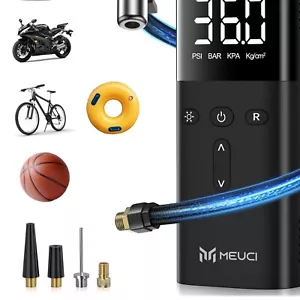 Portable Cordless Tire Inflator & Air Compressor, 150PSI - 10000mAh Battery - Picture 1 of 10