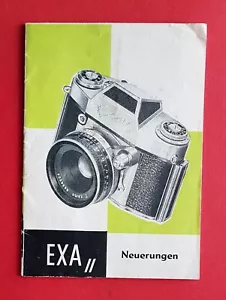 alter Prospekt EXA Objektive von Ihagee Dresden 1961 ( F16962 - Bild 1 von 4