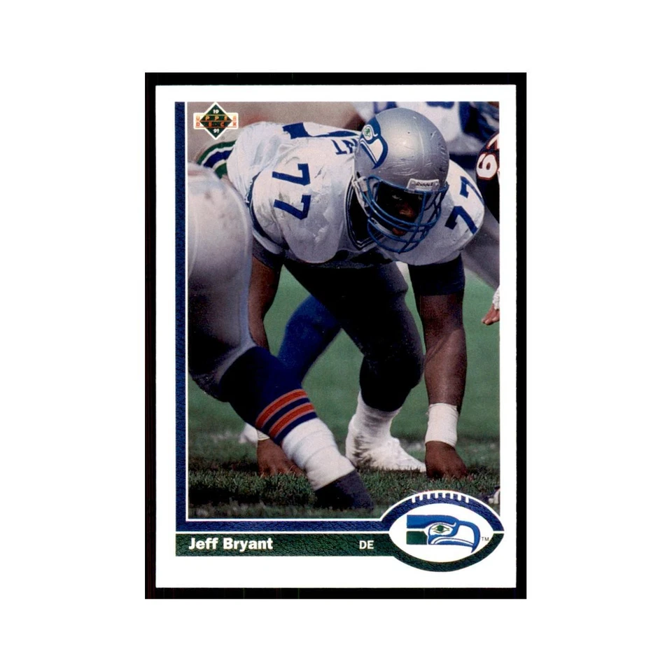 1991 Upper Deck Jeff Bryant Seahawks #338 - Image 1 of 3