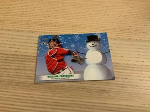 2021 Topps Holiday - #WRC-WCO William Contreras (MEM, RC) - Picture 1 of 2