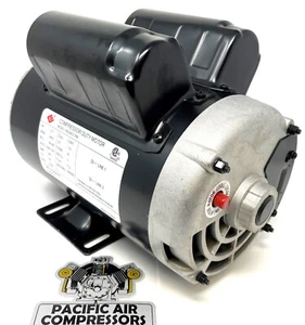 MC019000AV MC019000SJ AIR COMPRESSOR REPLACEMENT MOTOR 240VT 5HP 56FR ONE PHASE - Picture 1 of 3
