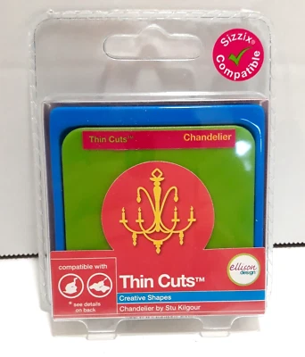 Ellison Design Thin Cuts Creative Shapes CHANDELIER By Stu Kilgour Die Cut - Image 1 of 3