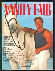 1990 June Vanity Fair Magazine - Arnold Schwarzenegger, Francis Ford Coppola
