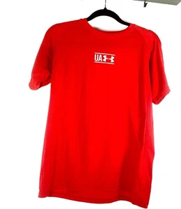 Under Armour- t shirt -Red- YLG - Original With Vintage Logo- Youth *READ* - Picture 1 of 4