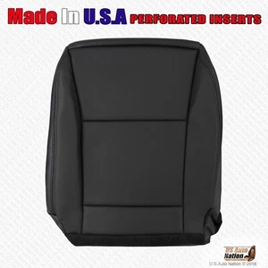 2006 2007 2008 Ford Explorer - Driver Bottom Perforated Leather Seat Cover Black - Picture 1 of 9