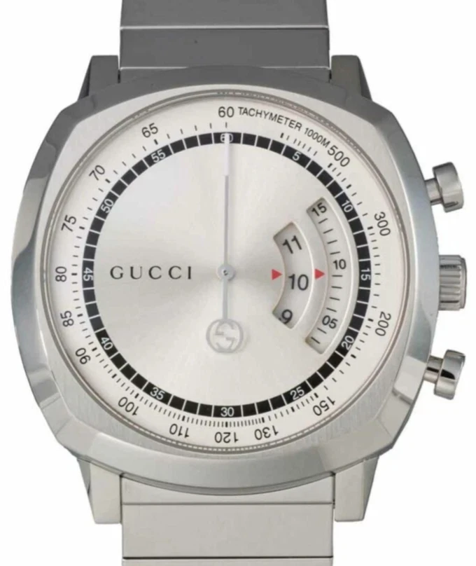 Gucci YA157302 Grip 40mm Men's Stainless Steel Watch